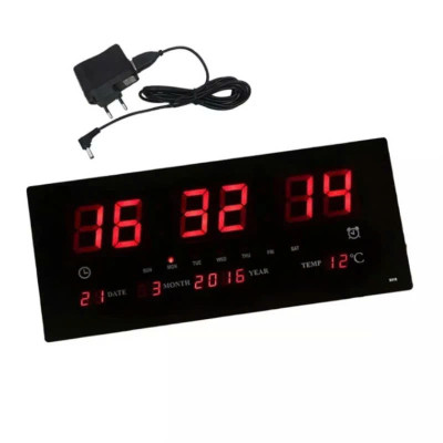 Đồng Hồ Treo Tường Vạn Niên Màn Hình LED Kỹ Thuật Số Mẫu Mới - Báo Thức, Đo Nhiệt Độ Chuẩn