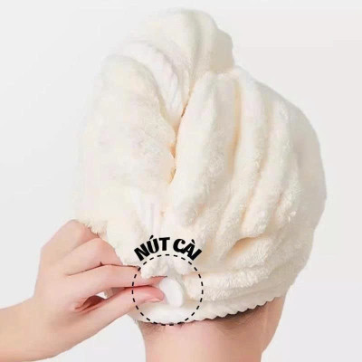 Khăn/Mũ Quấn Tóc  Cao Cấp – Thấm Hút Nhanh, Bảo Vệ Tóc Khỏi Hư Tổn