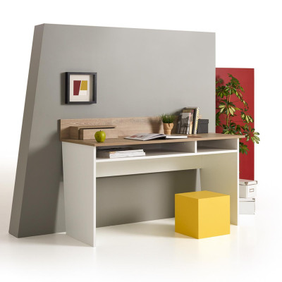 Bàn Học Bằng Gỗ Kiểu Dáng Nhỏ Gọn SMLIFE Dawson