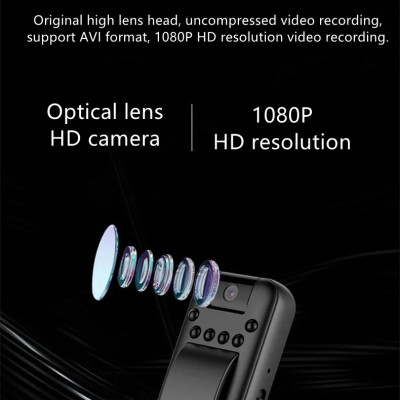 SOAIY Máy Ghi Âm Hỗ Trợ Quay Video Full HD 1080 Xoay 180 Độ Tầm Nhìn Ban Đêm Voice Recorder D3 - Hàng Nhập Khẩu