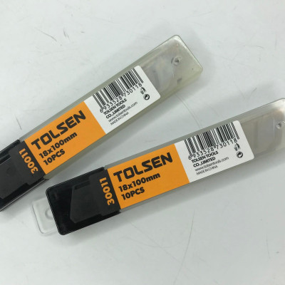 LƯỠI DAO ( TÉP 10 LƯỠI) TOLSEN 30011 - HÀNG CHÍNH HÃNG