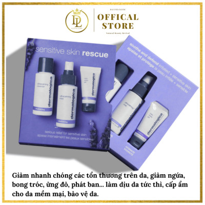 Bộ ba sản phẩm dành cho da nhạy cảm Dermalogica Sensitive Skin Rescue Kit