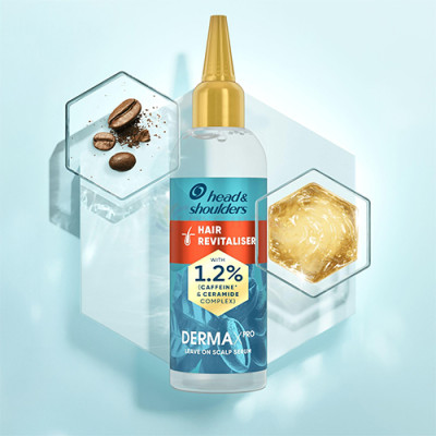  Tinh dầu dưỡng tóc Head Shoulders DermaXpro Hair Revitaliser Leave On Scalp Serum (145ml) - Hàng chính hãng