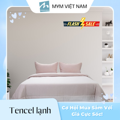 Chăn chần bông MYM chất liệu vải Tencel Lạnh Cao Cấp Sang Trọng