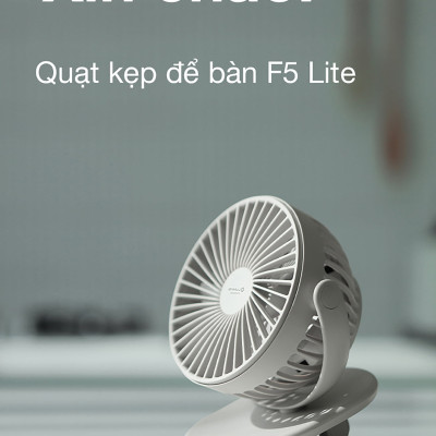 Quạt mini tích điện Lumias F5 Lite Hàng chính hãng