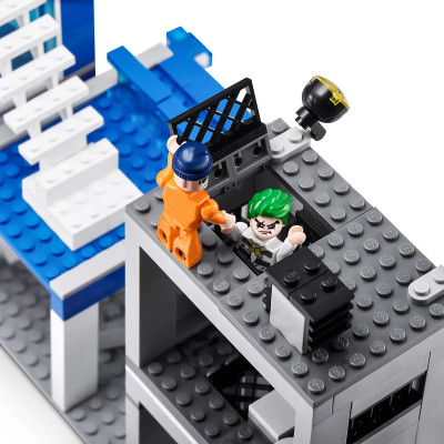 Đồ chơi lắp ráp trạm cảnh sát 889 mảnh Max Build More 83162