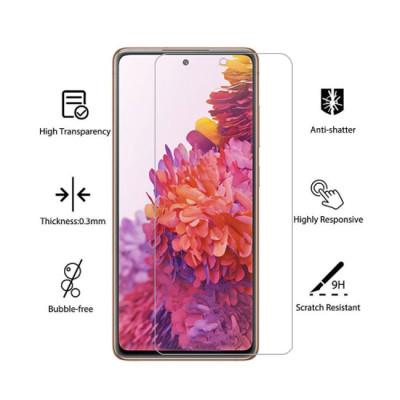 Kính cường lực cho Samsung S20 FE trong suốt không full Glass 9H ( hàng chính hãng)