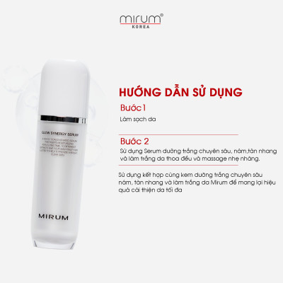 Tinh Chất dưỡng trắng da #Nám, #Tàn_Nhang & Làm_Trắng Da Mirum 45ml – Mirum Glow Synergy Serum