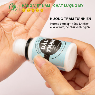 Dầu tràm nguyên chất, ngăn ngừa ho, cảm cho bé và người lớn Wonmom 15ml