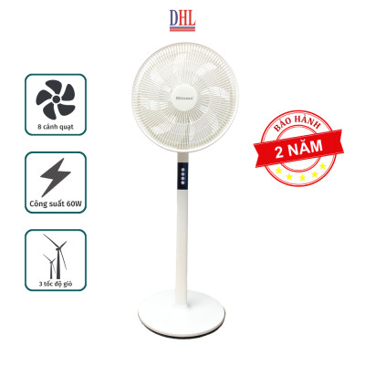 Quạt đứng điện tử có điều khiễn từ xa, hẹn giờ Mitomo FCE-60AEV, công suất 60W, động cơ dây đồng - Bảo hành 2 năm hàng chính hãng