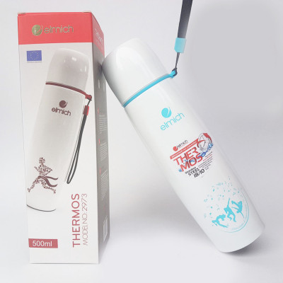 Bình giữ nhiệt Elmich inox 304 500ml EL2973 - Hàng Chính Hãng Elmich
