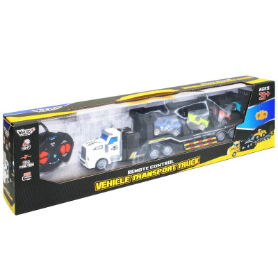 Đồ Chơi Xe Tải Vận Chuyển Điều Khiển Từ Xa Kèm 4 Xe Mô Hình - Vecto VT200-7