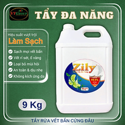  Nước tẩy, khử mùi đa năng Zily can 9Kg
