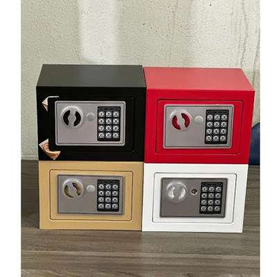 Két sắt mini 17e chống cháy có khóa điện tử chống trộm bảo mật cao, có khe đút tiền hiện đại loại cao cấp 23x17x17(Tặng kèm quà ngẫu nhiên)