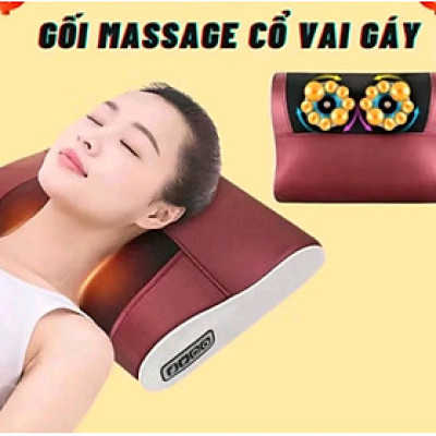 GỐI MASSAGE CỔ VAY GÁY TOÀN THÂN 20 BI CAO CẤP MẪU MỚI 