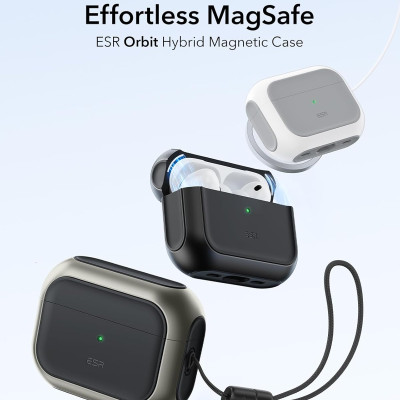 Bao Case cho Airpods Pro 3 (2025) ESR Orbit Colors Hybrid Magnetic Case - Hàng Chính Hãng