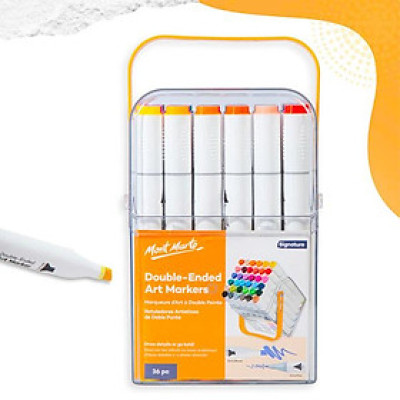 Bộ 36 Bút Lông Màu 2 Đầu - Mont Marte MMPM0077