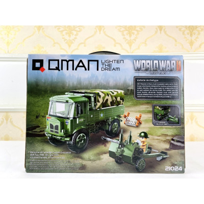 21024 Bộ đồ chơi lắp ráp mô hình người chiến sĩ dũng cảm Dunkirk  - QMAN