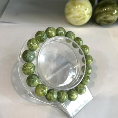 Vòng tay hột ngọc vàng hoa trắng 10 li giá sỉ