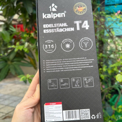 Sét đũa 5 đôi Inox 316 cao cấp Kalpen T4, chuẩn Gia Dụng Đức bảo hành 24 tháng
