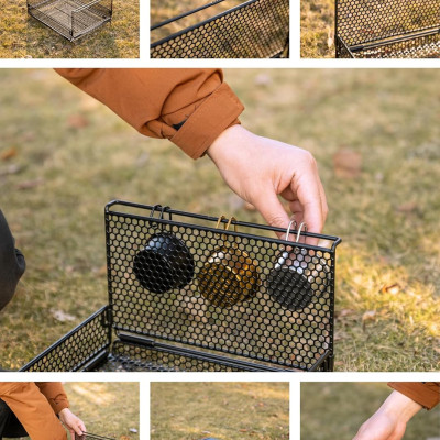 Giỏ lưới đa năng xếp gọn kết hợp với bàn IGT Campingmoon CK-23BF CK23BF