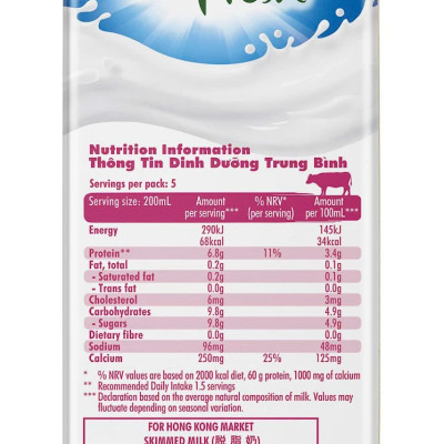 Thùng 12 hộp sữa tươi tiệt trùng tách béo Meadow Fresh 1L hàng New Zealand