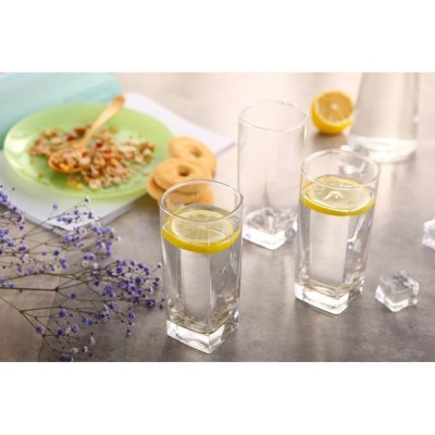 Bộ cốc uống nước thủy tinh Luminarc 6 chi tiết 330ml - G2519, an toàn, chống xước tốt