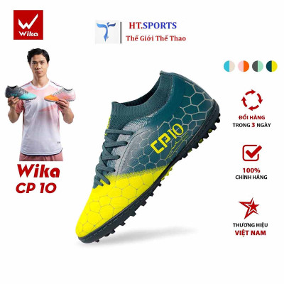Giày bóng đá sân cỏ nhân tạo chính hãng Wika CP10 Công Phượng ( tặng tất chống trơn ) Size 32 đến 43