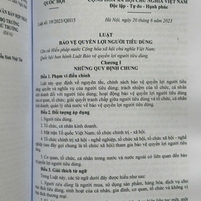 Sách Luật Chất Lượng Sản Phẩm, Hàng Hóa sửa đổi, bổ sung năm 2025 (V2615T)