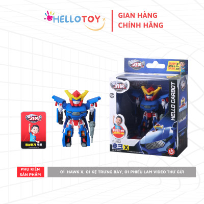Đồ chơi Robot Little Hawk X Hello Carbot HC-F-009SD - Nhựa PVC - Kích thước 120*72*130mm - Tuổi 37+ - Hello Toy
