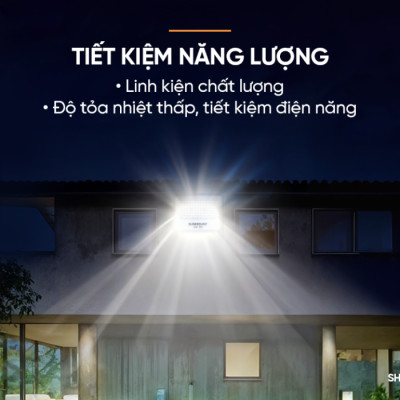 Đèn Pha led ECO Sunhouse 150W SHE-LECPL01 Sử dụng Chip LED ,Tuổi thọ 25.000 giờ