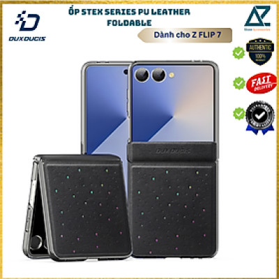Bao da Dux Ducis STEX Series PU Leather Foldable dành cho Samsung Galaxy Z Flip 7_ Hàng chính hãng