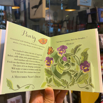 Sách - Shakespeare on Flowers by Panorama Pops | English Classics Poetry - Drama Fiction Quotes