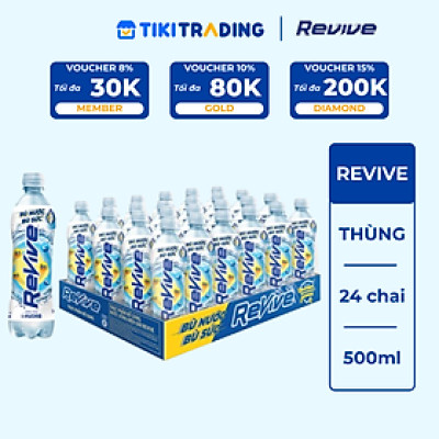 Thùng 24 Chai Nước Giải Khát Revive 500ml