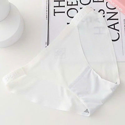 Quần Lót Nữ 670 Su Gân Mềm Mại Đơn Giản Ôm Nửa Mông Xinh Xắn