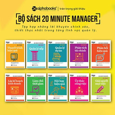 Bộ 20 Minute Manager - HBR 20 Phút (Combo 10 Cuốn) - Bản Quyền
