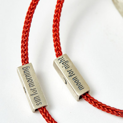 Cặp vòng nam nữ charm bạc moon and sun - Ngọc Quý Gemstones