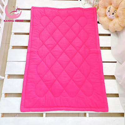 Nệm cho bé đi học nhà trẻ mầm non mẫu giáo 80x120cm Katina House, vải cotton cara mềm thoáng mát