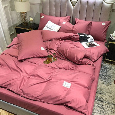 Bộ Chăn Ga Gối 4 Món DULCETT ( 1 ga + 2 vỏ gối đầu + 1 vỏ chăn) Cotton TiCi Nhập Khẩu Mềm Mịn