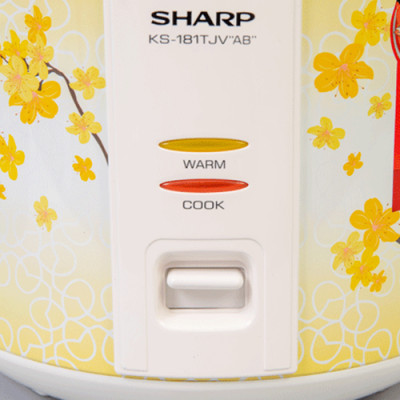 Nồi Cơm Điện Nắp Gài Sharp KS-181TJVAB (1.8L) - Hàng chính hãng