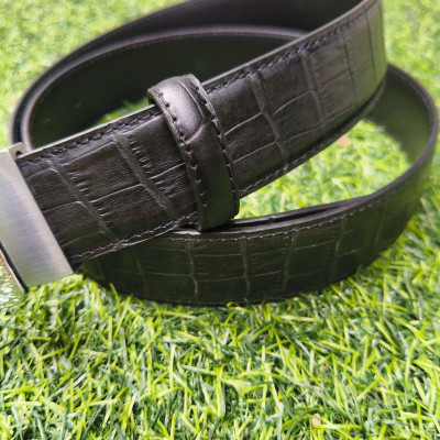 Ciartuar Thắt Lưng Nam BH1498 Da Bò Dập Vân Da Cá Sấu Khóa Bấm Hợp Kim Sang Trọng & Bền Bỉ Quà Tặng Ý Nghĩa