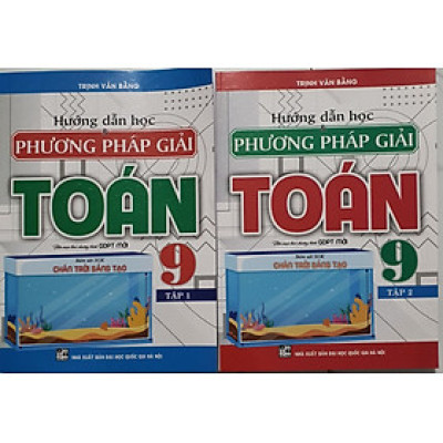 SÁCH - combo hướng dẫn học và  phương pháp giải toán lớp 9 (bám sát sách giáo khoa chân trời sáng tạo bộ 2 cuốn) HA