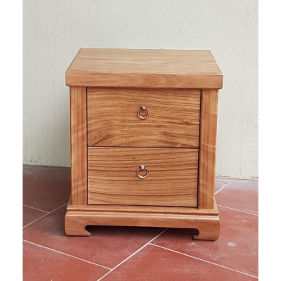 Tủ đầu giường gỗ xoan đào lắp sẵn