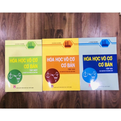 Sách - Combo 3 Cuốn Hóa Học Vô Cơ Cơ Bản - Tập 1 + 2 + 3 - NXB Giáo Dục - HV