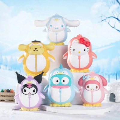Đồ Chơi Mô Hình Hộp Mù Sanrio Characters - Penguin Parade - Moetch MT18 (Sản Phẩm Bên Trong Là Ngẫu Nhiên)