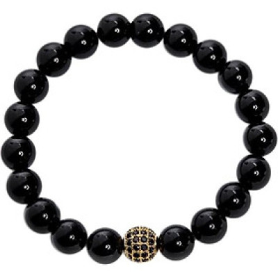 Vòng Tay Đá Obsidian Mix Charm Ngọc Quý Gemstones VT46