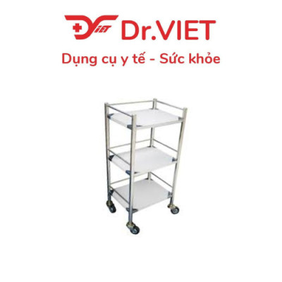 Xe đẩy DCG-43 – 3 tầng – Kích thước 30 x 40 – Gọn nhẹ, tiện lợi