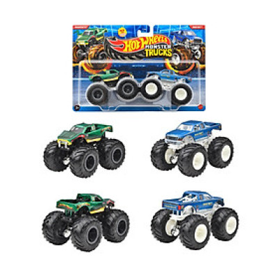 Monster Trucks Bộ Đôi Siêu Xe HW FYJ64M (Giao mẫu ngẫu nhiên)
