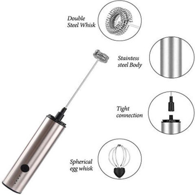 Máy Đánh Trứng, Tạo Bọt Cà Phê Cầm Tay Cao Cấp MFB1501G Có Nắp Đậy