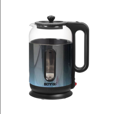 Bình Đun Siêu Tốc Ủ Ấm 2 Lớp Cách Nhiệt Bằng Thuỷ Tinh Bennix BN-6116EK Dung Tích 2L Công Suất 1500W- Hàng Chính Hãng